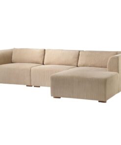 shop Living & more 3 pers. modulsofa med chaiselong - Karl - Beige af Living & more - online shopping tilbud rabat hos shoppetur.dk