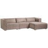 shop Living & more 3 pers. modulsofa med chaiselong - Karl - Mocca af Living & more - online shopping tilbud rabat hos shoppetur.dk