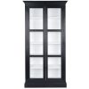shop Living&more vitrineskab - Emil - Sort/hvid af Living & more - online shopping tilbud rabat hos shoppetur.dk