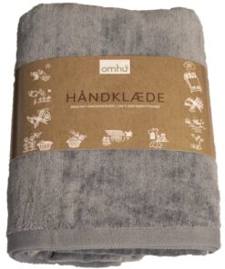 shop Omhu håndklæde - Lys grå af Omhu - online shopping tilbud rabat hos shoppetur.dk