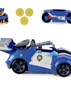 shop Paw Patrol legesæt - The Movie - Chase Transforming Vehicle af Paw Patrol - online shopping tilbud rabat hos shoppetur.dk