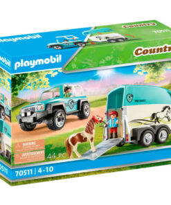 shop Playmobil country lastbil med ponyanhænger af Playmobil - online shopping tilbud rabat hos shoppetur.dk