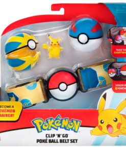 shop Pokémon bæltesæt - Clip 'N Go - Pikachu af Pokémon - online shopping tilbud rabat hos shoppetur.dk