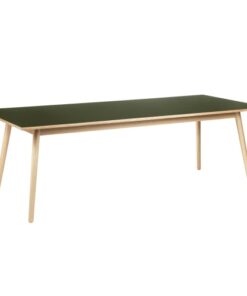 shop Poul M. Volther spisebord - C35C - Eg/oliven linoleum af FDB Møbler - online shopping tilbud rabat hos shoppetur.dk