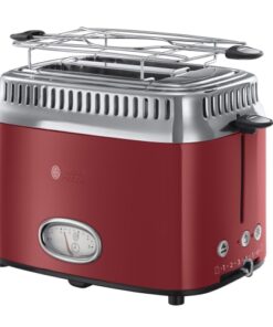 shop Russell Hobbs toaster - Retro 2 slice toaster - Rød af Russell Hobbs - online shopping tilbud rabat hos shoppetur.dk