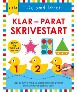 shop Skriv og visk ud - klar-parat-skrivestart - De små lærer - Spiralryg af  - online shopping tilbud rabat hos shoppetur.dk