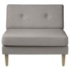 shop Unit 10 modulsofa - L42 Firhøj - Gråbeige meleret midtermodul af FDB Møbler - online shopping tilbud rabat hos shoppetur.dk