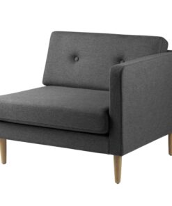 shop Unit 10 modulsofa - L42 Firhøj - Mørkegrå højremodul af FDB Møbler - online shopping tilbud rabat hos shoppetur.dk