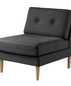 shop Unit 10 modulsofa - L42 Firhøj - Mørkegrå midtermodul af FDB Møbler - online shopping tilbud rabat hos shoppetur.dk