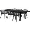 shop Victoria havemøbelsæt med 6 Neria stole - Sort af  - online shopping tilbud rabat hos shoppetur.dk