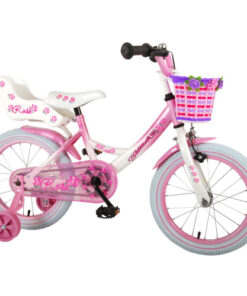 shop Volare Rose 16" pigecykel - Hvid/pink af Volare - online shopping tilbud rabat hos shoppetur.dk