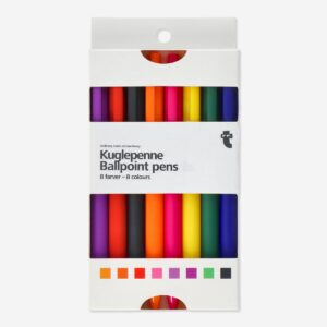 ballpoint pens 8 pcs office flying tiger copenhagen 516660