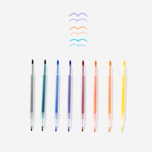 dual felt tip pens 8 pcs office flying tiger copenhagen 880475