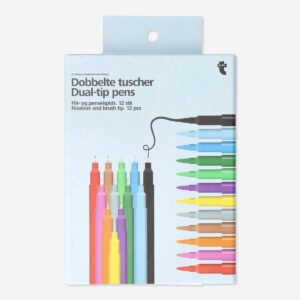 dual tip pens 12 pcs office flying tiger copenhagen 221701