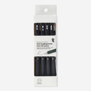 gel ink pens 4 pcs office flying tiger copenhagen 751851