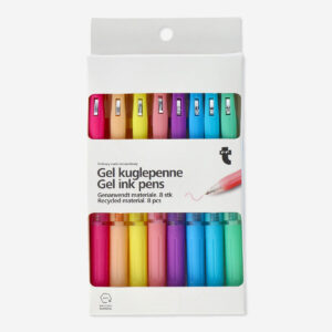 gel ink pens 8 pcs office flying tiger copenhagen 711191