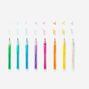 glitter markers 8 pcs office flying tiger copenhagen 900300