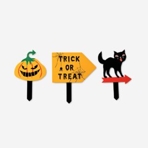 halloween signs 3 pcs party flying tiger copenhagen 665081