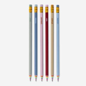 pencils 6 pcs office flying tiger copenhagen 117843