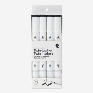 twin markers 4 pcs office flying tiger copenhagen 161139