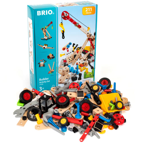 shop BRIO byggesæt - Builder aktivitetssæt - 211 dele af BRIO - online shopping tilbud rabat hos shoppetur.dk