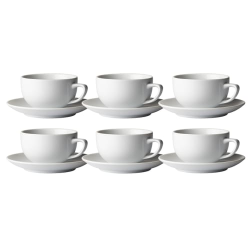 shop Hvidpot kaffekopper med underkop - 6 sæt af Hvidpot - online shopping tilbud rabat hos shoppetur.dk
