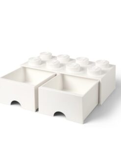 shop LEGO opbevaringskasse med 2 skuffer - Hvid af room-copenhagen - online shopping tilbud rabat hos shoppetur.dk
