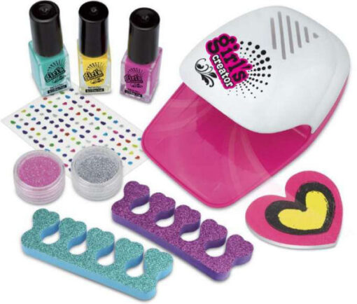 4-girlz nail salon kit med neglelaktørre online shopping billigt tilbud shoppetur