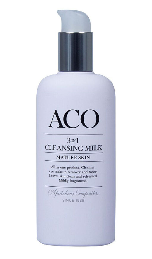 ACO 3 in 1 cleansing milk mature skin 200ml online shopping billigt tilbud shoppetur