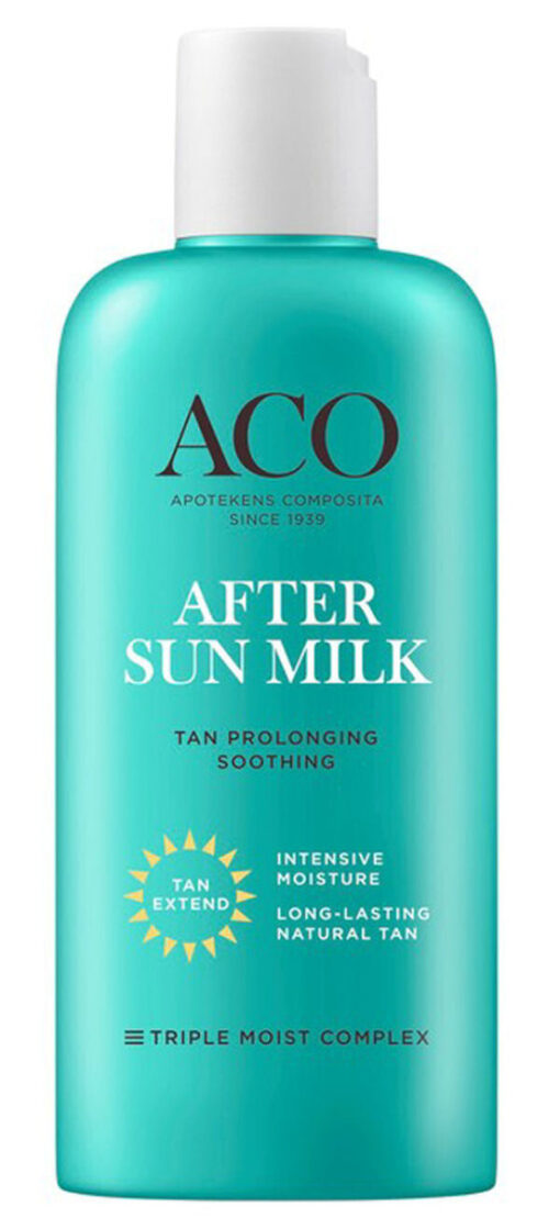 ACO after sun milk tan prolonging soothing 200ml online shopping billigt tilbud shoppetur