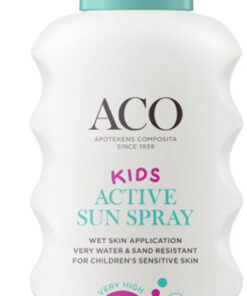 ACO kids active sun spray SPF50+ very high 175ml online shopping billigt tilbud shoppetur