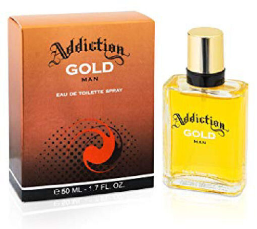 Addiction eau de toilette spray gold man 50ml online shopping billigt tilbud shoppetur