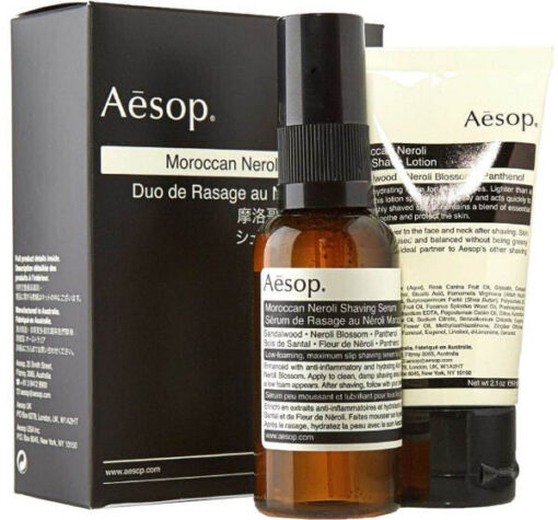 Aesop moroccan neroli shaving duet 2 x 60ml online shopping billigt tilbud shoppetur