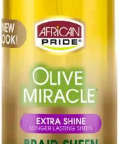 African pride olive miracle braid sheen spray 355ml online shopping billigt tilbud shoppetur