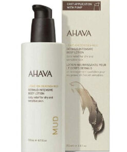 Ahava leave-on deadsea mud dermud intensive body lotion 250ml online shopping billigt tilbud shoppetur