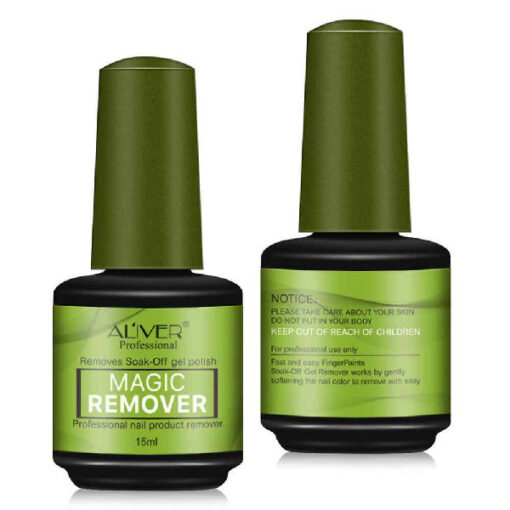 Aliver professional magic remover professional nail product remover 15ml online shopping billigt tilbud shoppetur