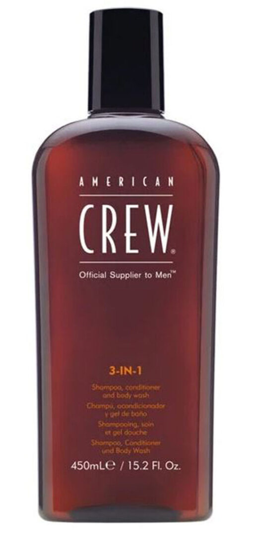 American crew 3-in-1 shampoo conditioner and body wash 450ml online shopping billigt tilbud shoppetur