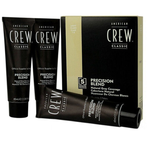 American crew precision blend natural gray coverage light blond 7-8 3x40ml online shopping billigt tilbud shoppetur