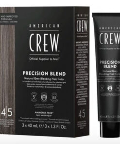 American crew precision blend natural grey blending hair colour 4/5 medium natural 3x40ml online shopping billigt tilbud shoppetur