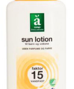 Anglamark sun lotion til børn og voksne faktor 15 vandfast 200ml online shopping billigt tilbud shoppetur