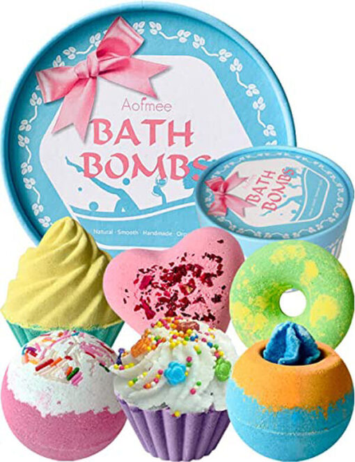 Aofmee bath bombs 6 stk. (dato) online shopping billigt tilbud shoppetur