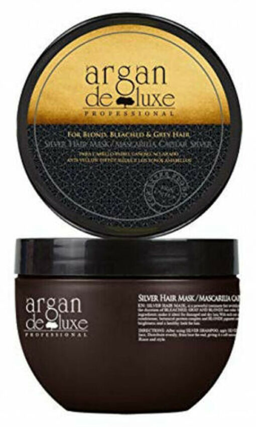 Argan de luxe professional silver hair mask 500ml online shopping billigt tilbud shoppetur