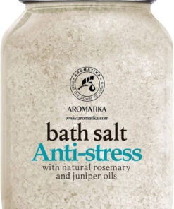 Aromatika bath salt anti-stress with natural rosemary and juniper oils 1.3kg online shopping billigt tilbud shoppetur