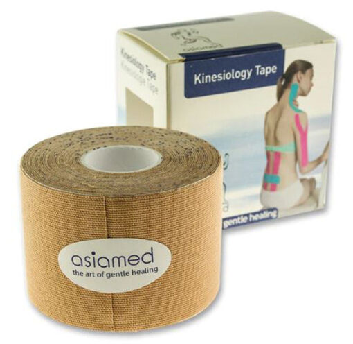 Asiamed kinesiology tape beige 5cm x 5m online shopping billigt tilbud shoppetur