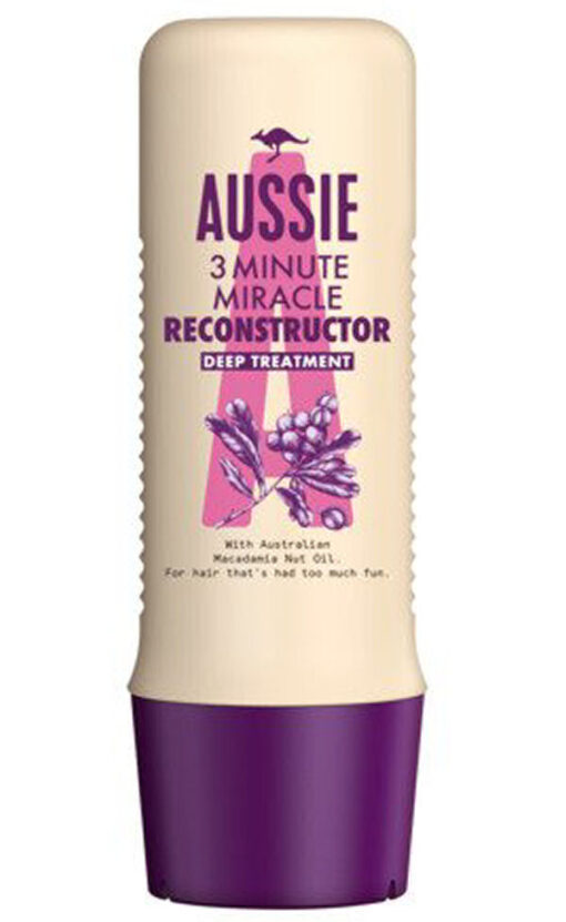 Aussie 3 minute miracle reconstructor deep treatment 250ml online shopping billigt tilbud shoppetur