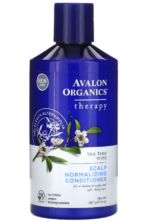 Avalon organics therapy tea tree mint scalp normalizing conditioner 397g online shopping billigt tilbud shoppetur