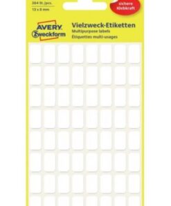 Avery 3041 permanent 13x8mm hvid 384 stk. online shopping billigt tilbud shoppetur