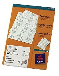 Avery  kopimaskine labels 18042 48 x 105 mm online shopping billigt tilbud shoppetur