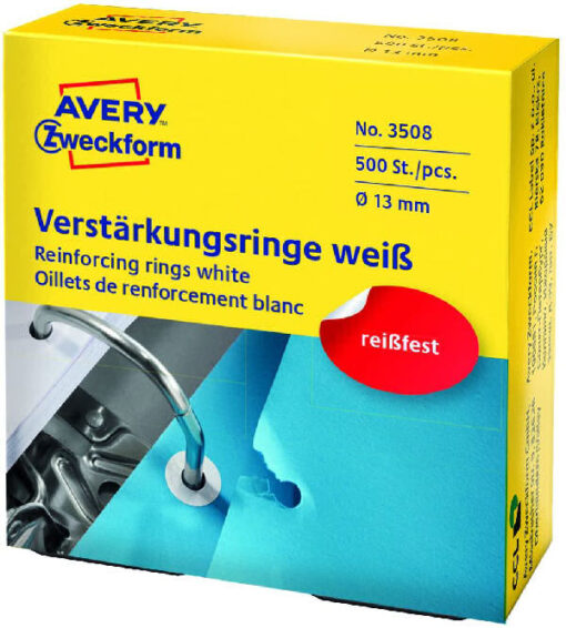 Avery zweckform hulforstærkere ø13mm 500 stk. 3508 online shopping billigt tilbud shoppetur