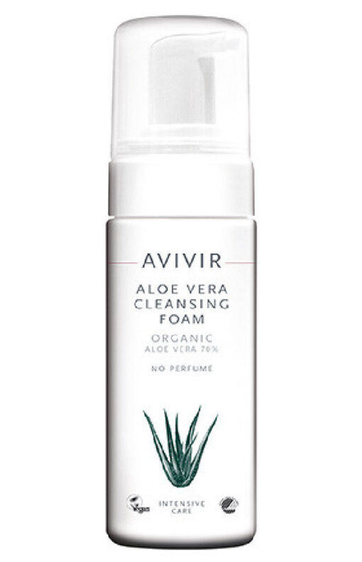 Avivir aloe vera cleansing foam organic aloe vera 70% no perfume 150ml online shopping billigt tilbud shoppetur